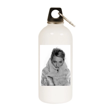 Cate Blanchett White Water Bottle With Carabiner