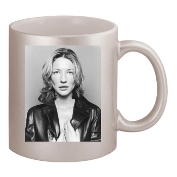 Cate Blanchett 11oz Metallic Silver Mug