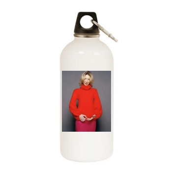 Cate Blanchett White Water Bottle With Carabiner