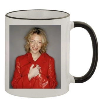 Cate Blanchett 11oz Colored Rim & Handle Mug