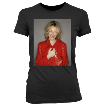 Cate Blanchett Women's Junior Cut Crewneck T-Shirt