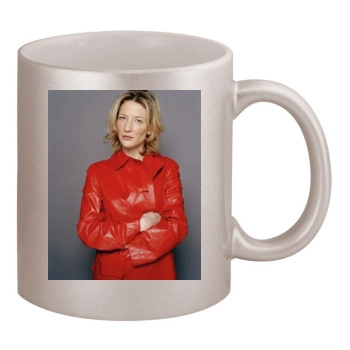 Cate Blanchett 11oz Metallic Silver Mug