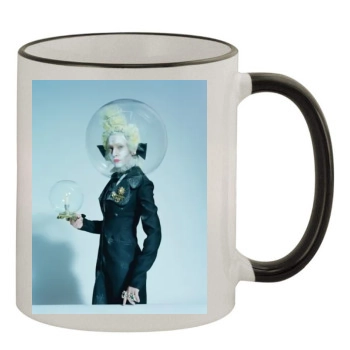 Cate Blanchett 11oz Colored Rim & Handle Mug