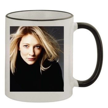 Cate Blanchett 11oz Colored Rim & Handle Mug