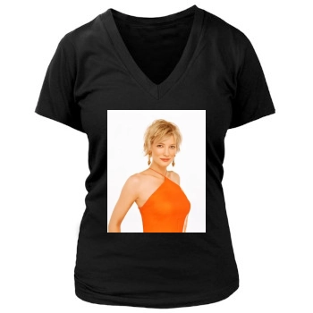 Cate Blanchett Women's Deep V-Neck TShirt