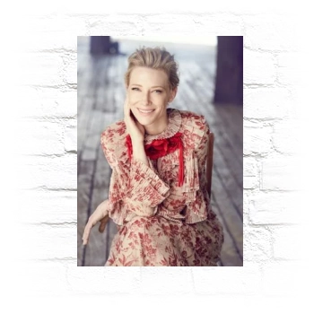 Cate Blanchett Metal Wall Art