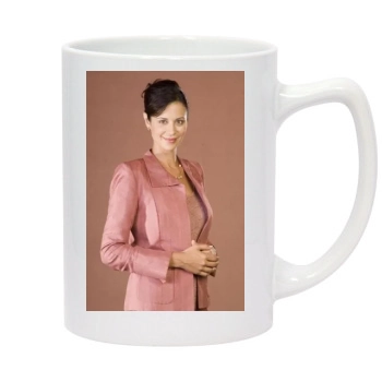 Catherine Bell 14oz White Statesman Mug