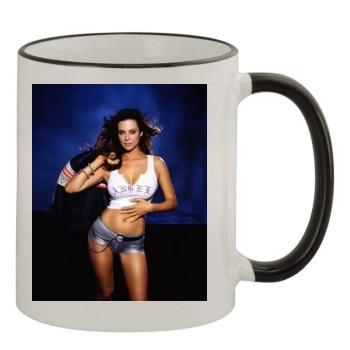 Catherine Bell 11oz Colored Rim & Handle Mug