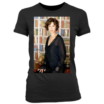 Catherine Bell Women's Junior Cut Crewneck T-Shirt