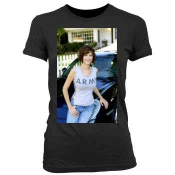 Catherine Bell Women's Junior Cut Crewneck T-Shirt