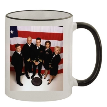 Catherine Bell 11oz Colored Rim & Handle Mug