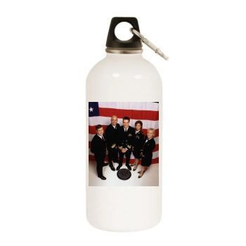 Catherine Bell White Water Bottle With Carabiner