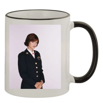 Catherine Bell 11oz Colored Rim & Handle Mug