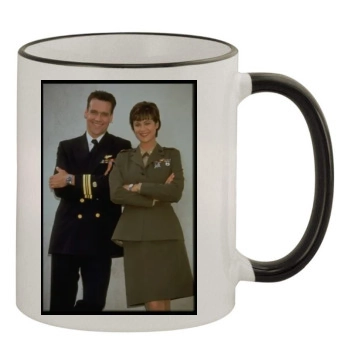 Catherine Bell 11oz Colored Rim & Handle Mug