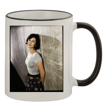 Catherine Bell 11oz Colored Rim & Handle Mug