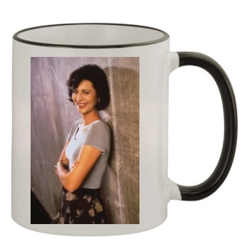 Catherine Bell 11oz Colored Rim & Handle Mug