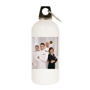 Catherine Bell White Water Bottle With Carabiner