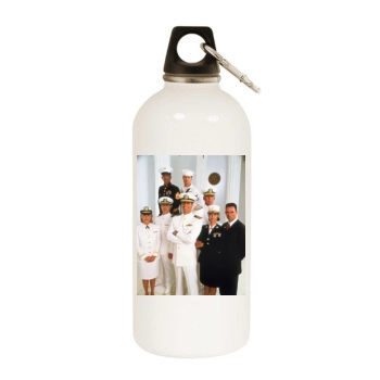 Catherine Bell White Water Bottle With Carabiner