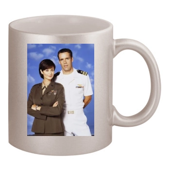 Catherine Bell 11oz Metallic Silver Mug