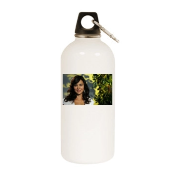 Catherine Bell White Water Bottle With Carabiner