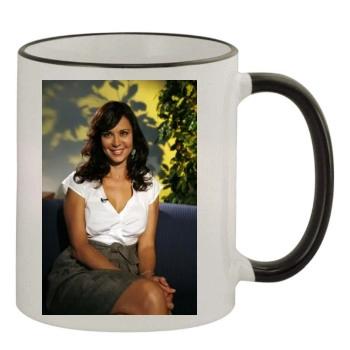 Catherine Bell 11oz Colored Rim & Handle Mug