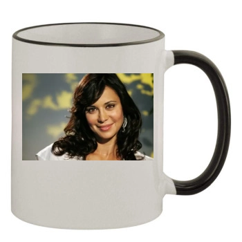 Catherine Bell 11oz Colored Rim & Handle Mug