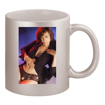 Catherine Bell 11oz Metallic Silver Mug