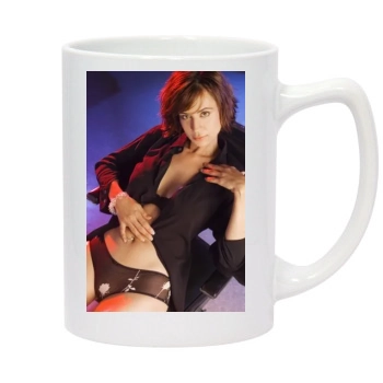 Catherine Bell 14oz White Statesman Mug