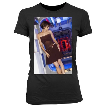 Catherine Bell Women's Junior Cut Crewneck T-Shirt