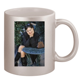 Catherine Bell 11oz Metallic Silver Mug