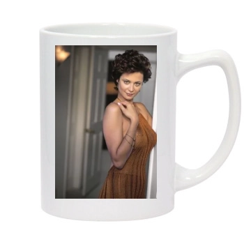 Catherine Bell 14oz White Statesman Mug