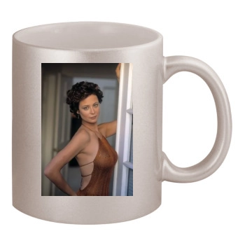 Catherine Bell 11oz Metallic Silver Mug