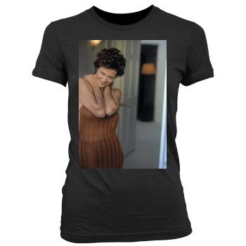 Catherine Bell Women's Junior Cut Crewneck T-Shirt