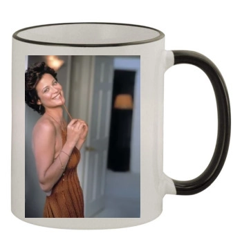 Catherine Bell 11oz Colored Rim & Handle Mug