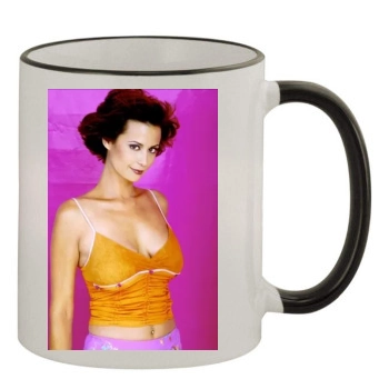 Catherine Bell 11oz Colored Rim & Handle Mug