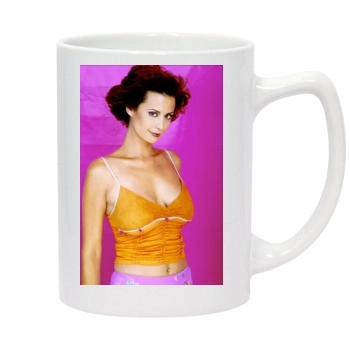 Catherine Bell 14oz White Statesman Mug