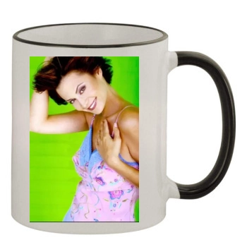 Catherine Bell 11oz Colored Rim & Handle Mug