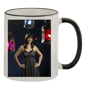 Catherine Bell 11oz Colored Rim & Handle Mug