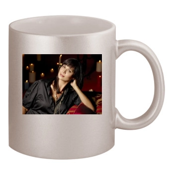 Catherine Bell 11oz Metallic Silver Mug