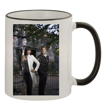 Catherine Bell 11oz Colored Rim & Handle Mug