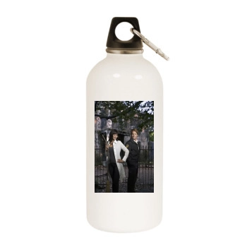 Catherine Bell White Water Bottle With Carabiner