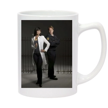 Catherine Bell 14oz White Statesman Mug