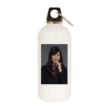 Catherine Bell White Water Bottle With Carabiner