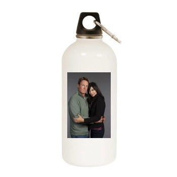 Catherine Bell White Water Bottle With Carabiner