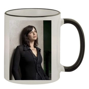 Catherine Bell 11oz Colored Rim & Handle Mug