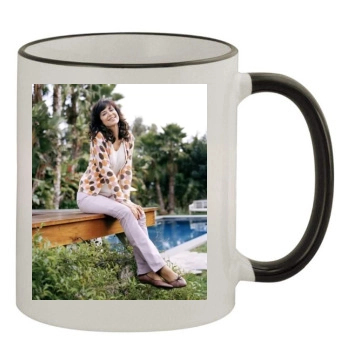 Catherine Bell 11oz Colored Rim & Handle Mug