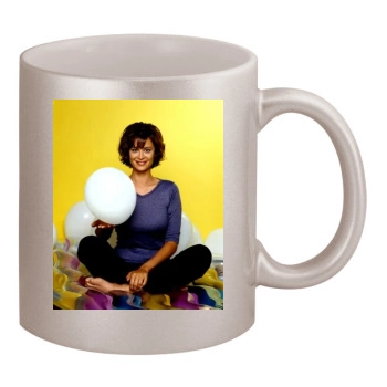 Catherine Bell 11oz Metallic Silver Mug