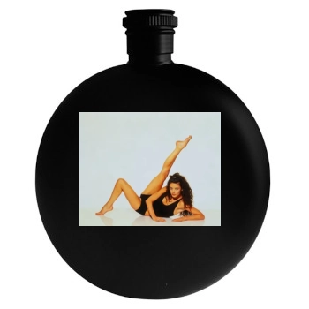 Catherine Zeta-Jones Round Flask