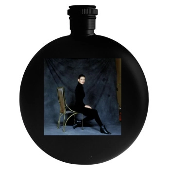 Catherine Zeta-Jones Round Flask