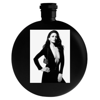 Catherine Zeta-Jones Round Flask